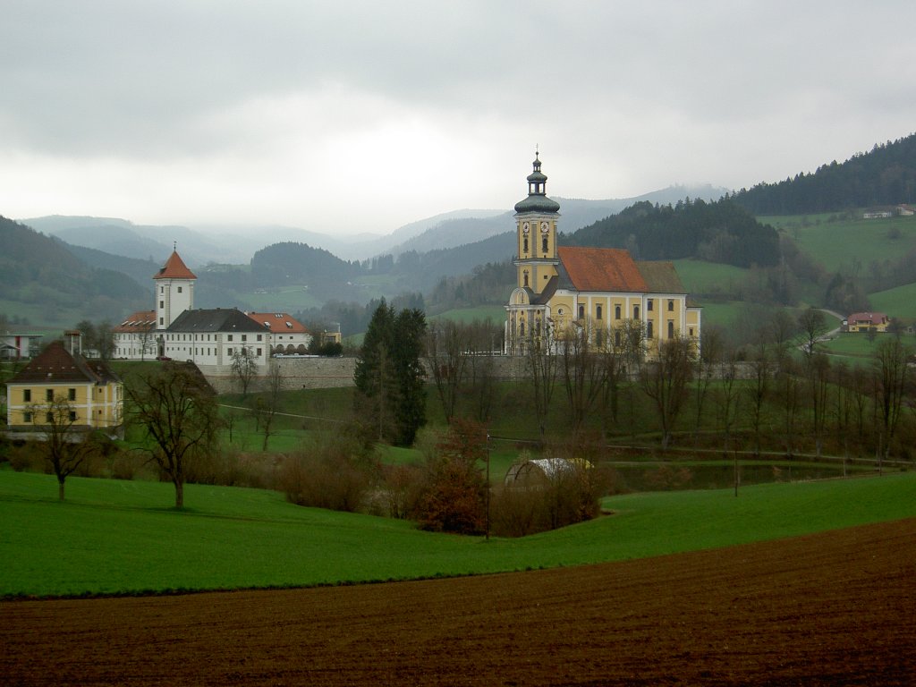 Waldhausen, baroque Abbey Church Maria Himmelfahrt (Picture: Peter Reiser, Source: www.staedte-fotos.de)