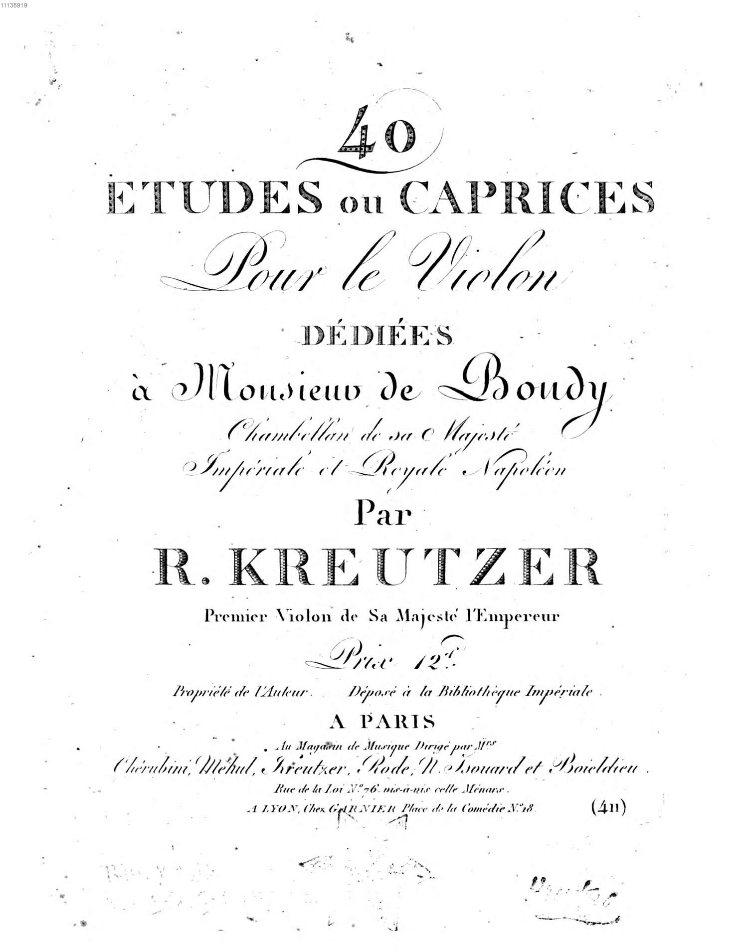 40 Or 42 Rodolphe Kreutzer S Etudes As Urtext Edition Henle Blog