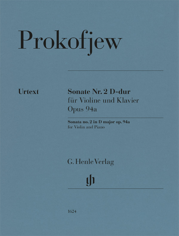 Sonata no. 2 in D major for Violin and Piano op. 94a