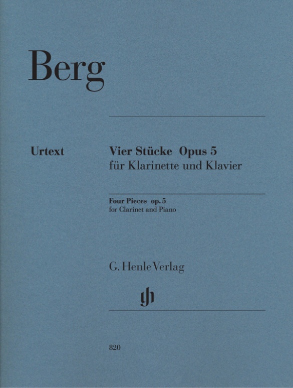 Four Pieces op. 5 for Clarinet and Piano