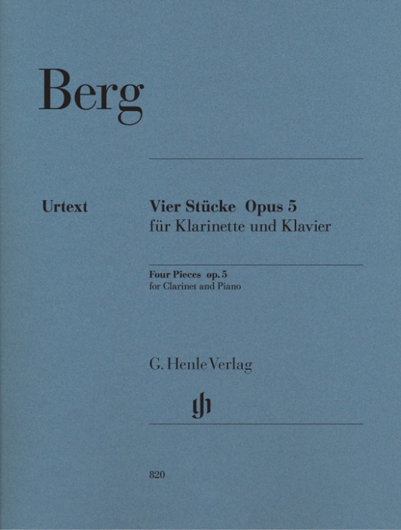 Vier Stücke op. 5 für Klarinette und Klavier