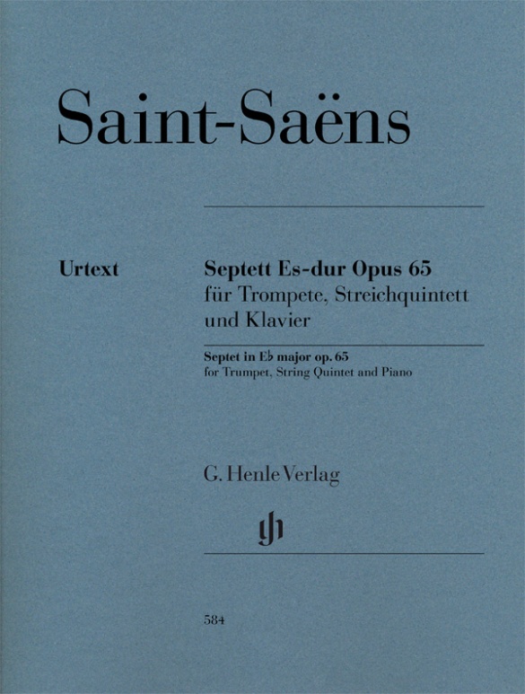 Septuor en Mi bémol majeur op. 65 pour trompette, violon I, violon II, alto, violoncelle, contrebasse et piano