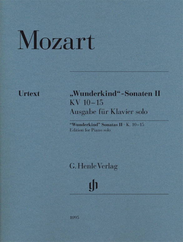 Sonates "Wunderkind" volume II  K. 10-15