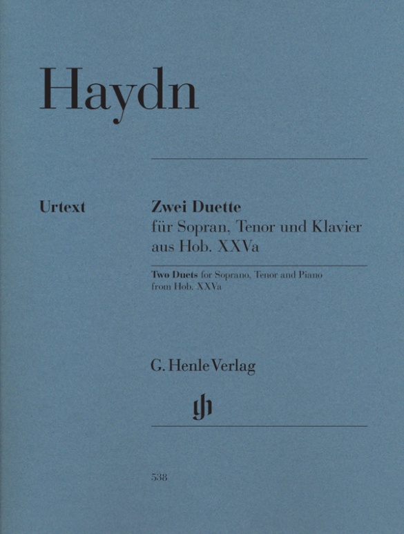 Deux duos  Hob. XXVa:2 und 1 pour soprano, ténor et piano