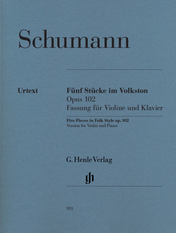 Fünf Stücke im Volkston op. 102 für Violoncello und Klavier