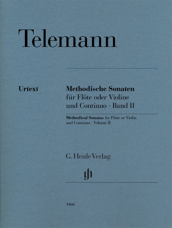 Sonates méthodiques pour flûte ou violon et basse continue, volume II