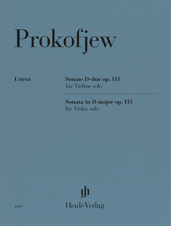 Sonata for Violin solo D major op. 115