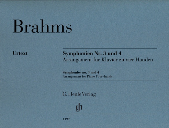 Symphonies no. 3 and 4, Arrangement for Piano Four-hands