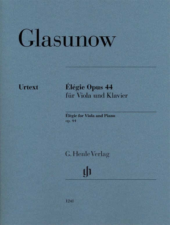 Élégie op. 44 for Viola and Piano