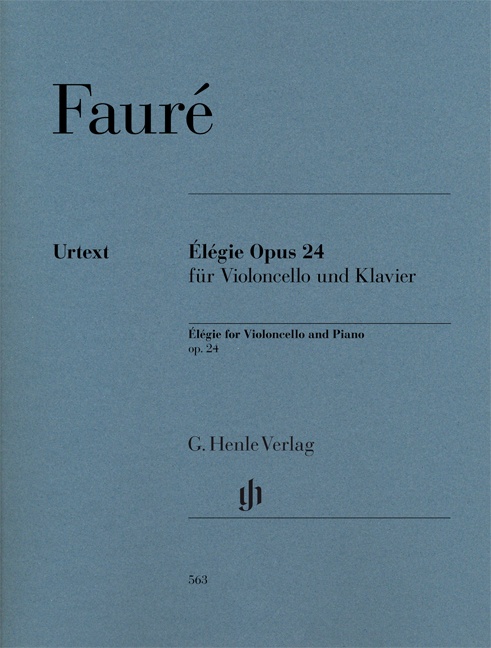 Élégie op. 24 for Violoncello and Piano