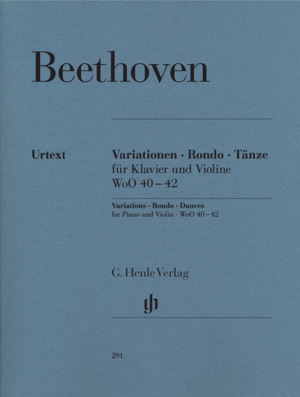 Variationen, Rondo, Tänze für Klavier und Violine