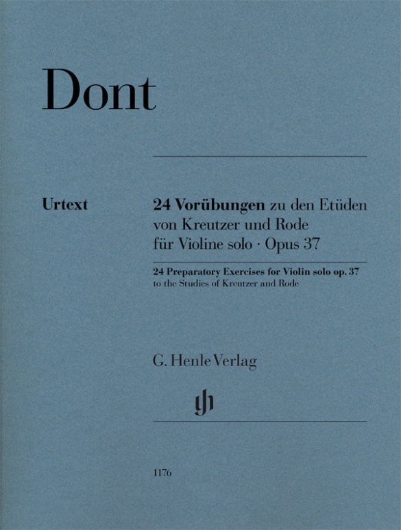 24 Exercices préparatoires aux Études de Kreutzer et Rode pour violon solo op. 37