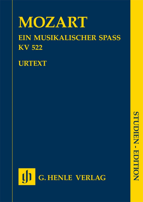A Musical Joke K. 522 for 2 Violins, Viola, Basso and 2 Horns in F