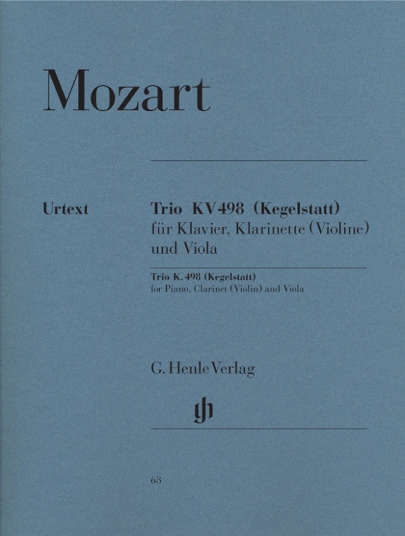 Trio en Mi bémol majeur K. 498 (Kegelstatt)