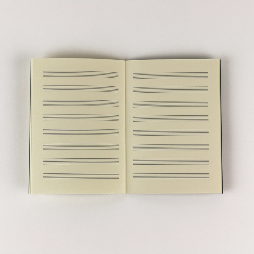 Jotter for music and notes