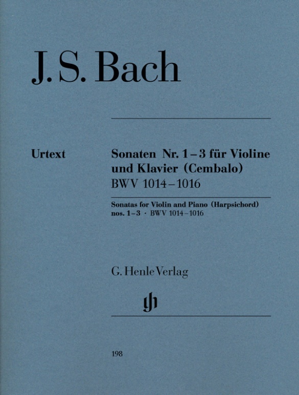 Sonates pour violon n° 1-3 BWV 1014-1016