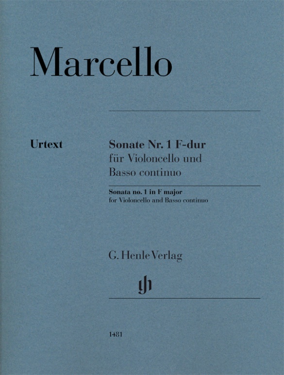 Sonate n° 1 en Fa majeur pour violoncelle et basse continue