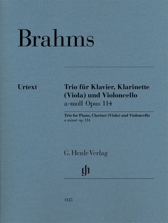 Klarinettentrio a-moll op. 114 für Klavier, Klarinette (Viola) und Violoncello