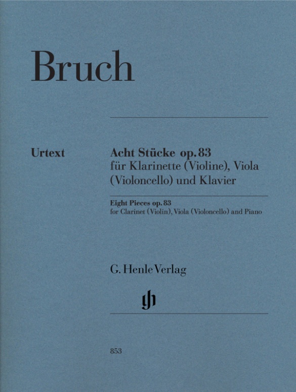 Eight Pieces  op. 83 for Clarinet (Violin), Viola (Violoncello) and Piano