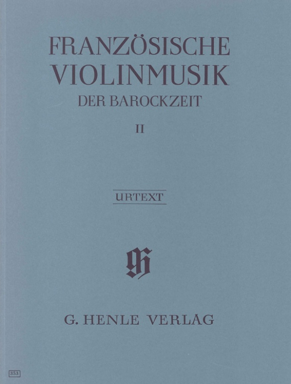 French Violin Music of the Baroque Era, Volume II