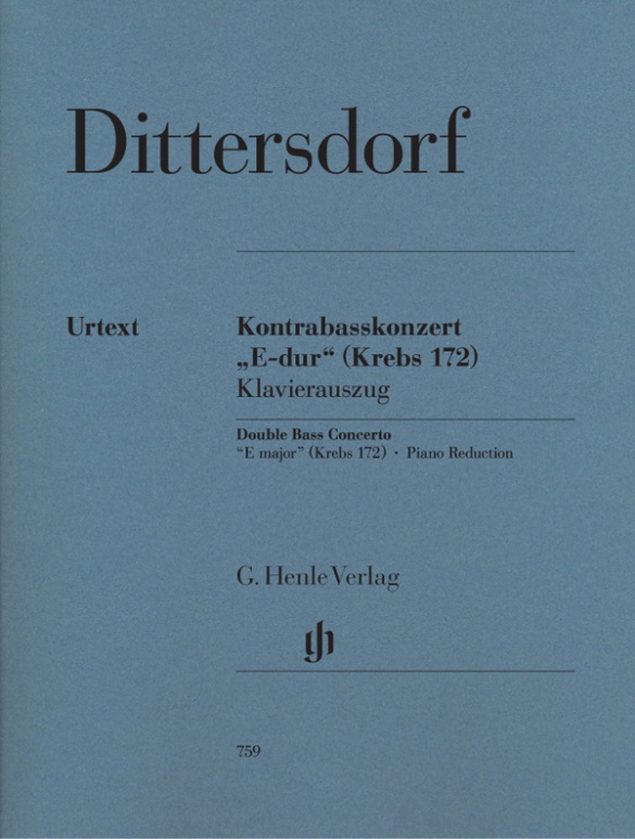 Kontrabasskonzert „E-dur“ Krebs 172