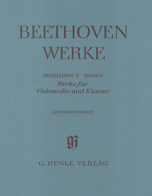 Abt. 5, Bd. 3 | Werke für Violoncello und Klavier