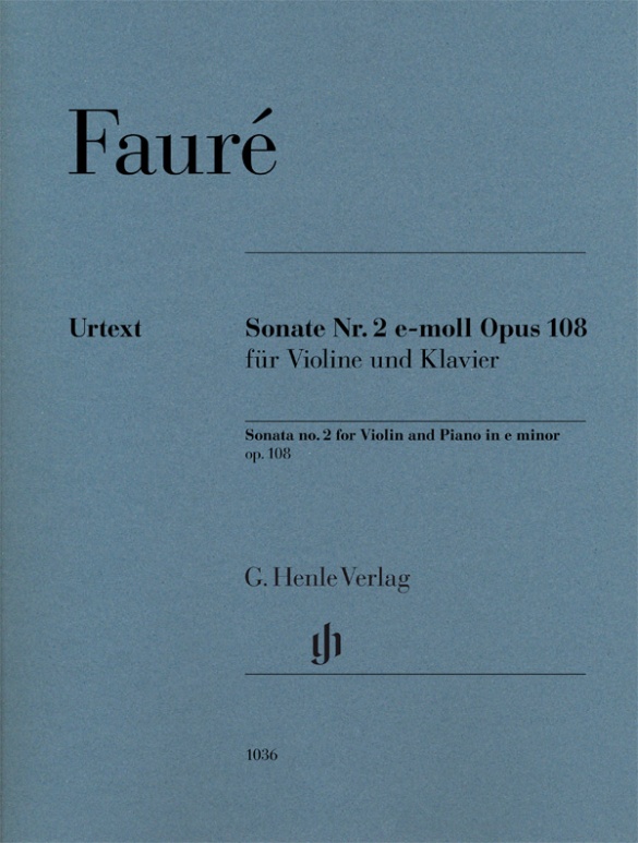 Sonate pour violon n° 2 en mi mineur op. 108