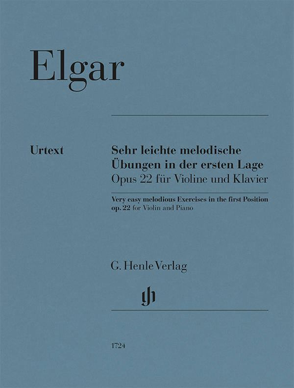 Very easy melodious Exercises in the first Position op. 22 – for Violin and Piano