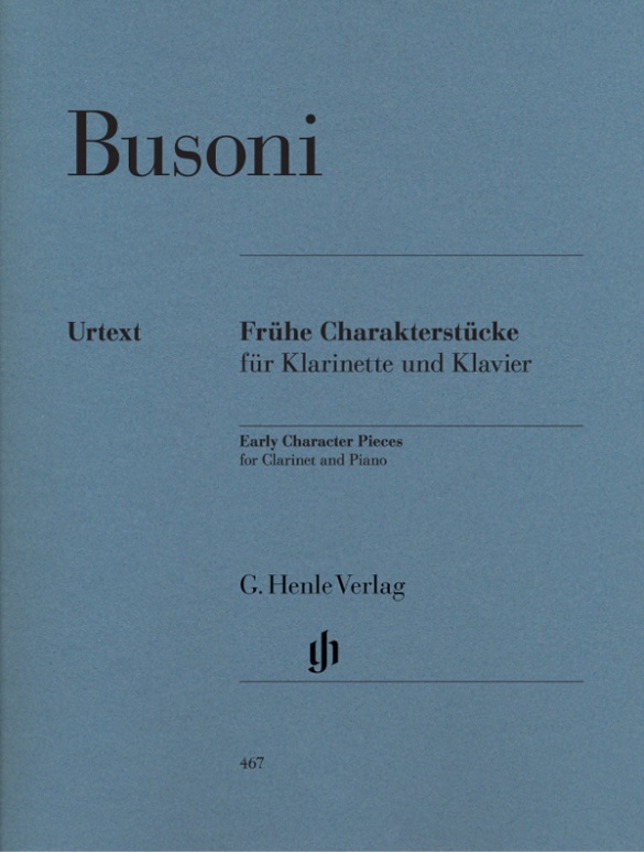 Early Character Pieces for Clarinet and Piano (First Edition)