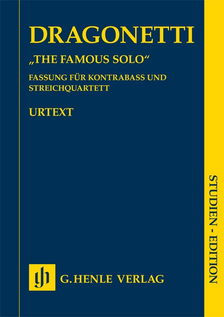 "The Famous Solo" pour contrebasse et orchestre