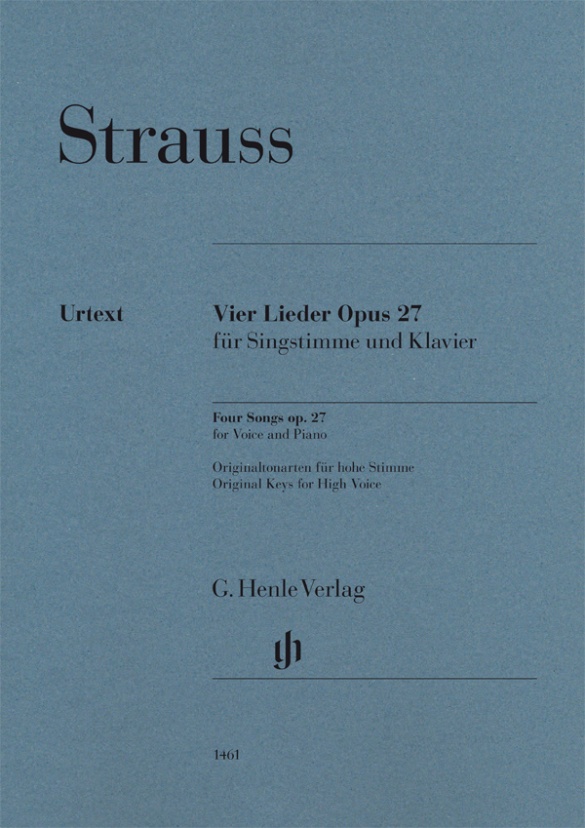 Vier Lieder op. 27