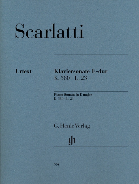 Piano Sonata in E major K. 380, L. 23