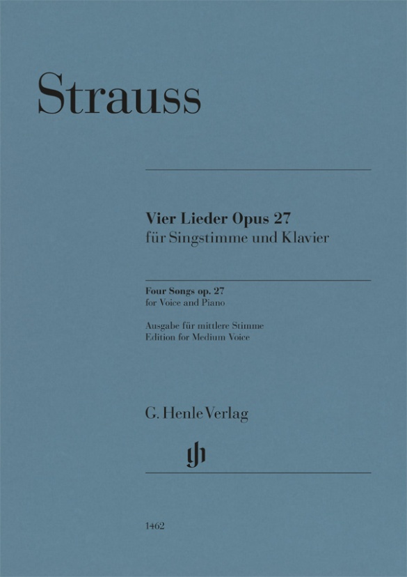 Vier Lieder op. 27