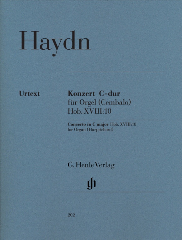 Organ Concerto C major Hob. XVIII:10 (First Edition)