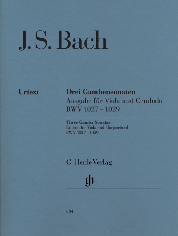 Three Gamba Sonatas BWV 1027-1029