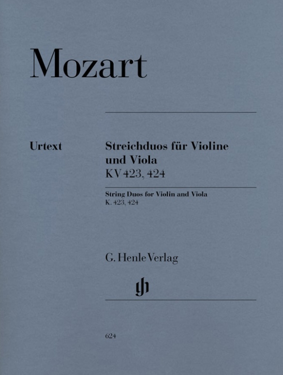 Streichduos KV 423, 424 für Violine und Viola