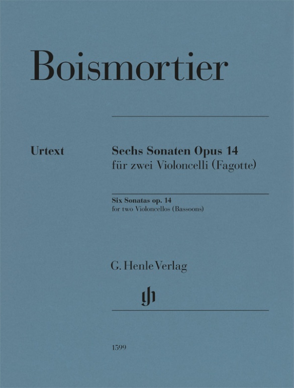 Sechs Sonaten op. 14 für zwei Violoncelli (Fagotte)