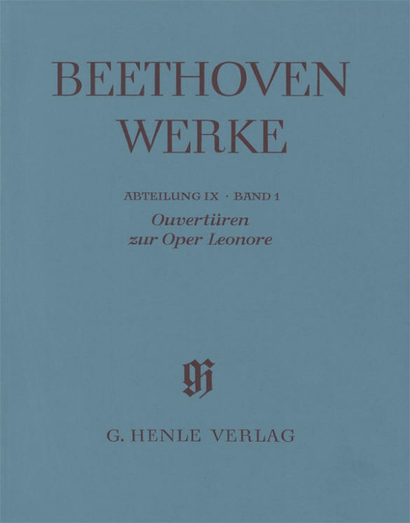 Sect. 9, Vol. 1 | Ouvertüren zur Oper Leonore