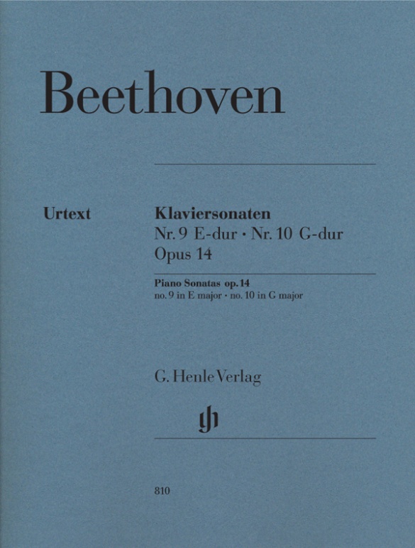 Klaviersonaten Nr. 9 und Nr. 10 E-dur und G-dur op. 14 Nr. 1 und Nr. 2