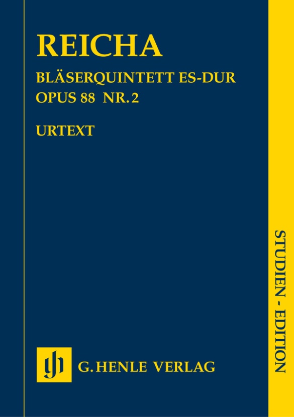 HN9828　HN　Instruments　Quintet　flat　op.　Wind　for　E　no.　88　major　9828