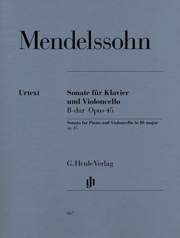 Violoncellosonate B-dur op. 45