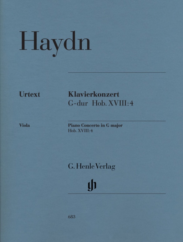 Klavierkonzert (Cembalo) G-dur Hob. XVIII:4