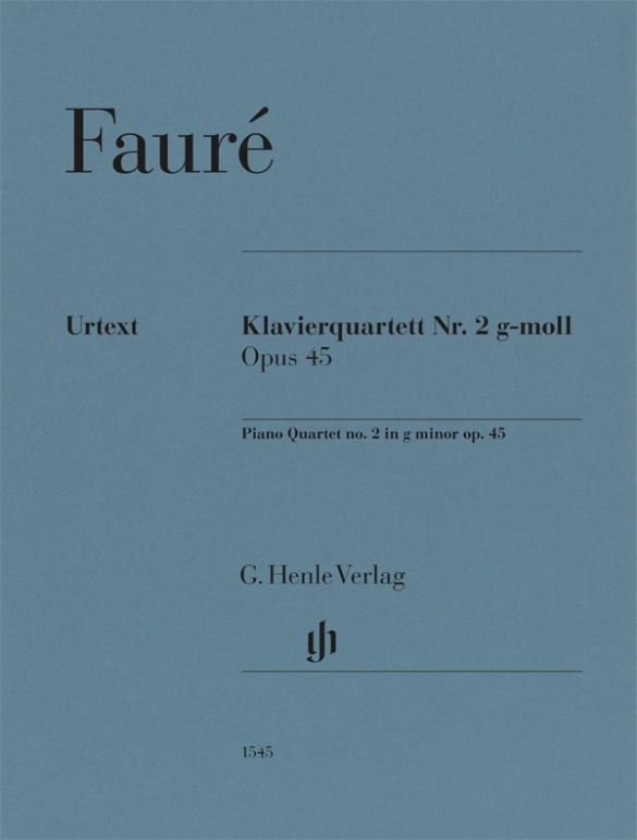 Piano Quartet no. 2 g minor op. 45