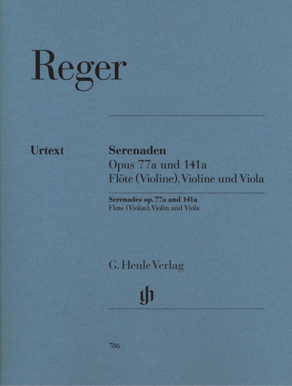 Serenades op. 77a and op. 141a for Flute (Violin), Violin and Viola