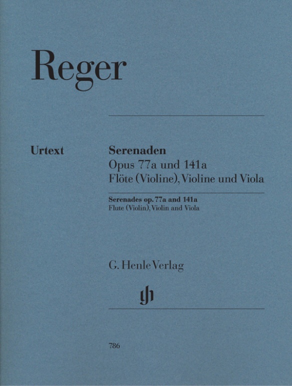 Sérénades op.77a et op. 141a pour flûte (violon), violon et alto