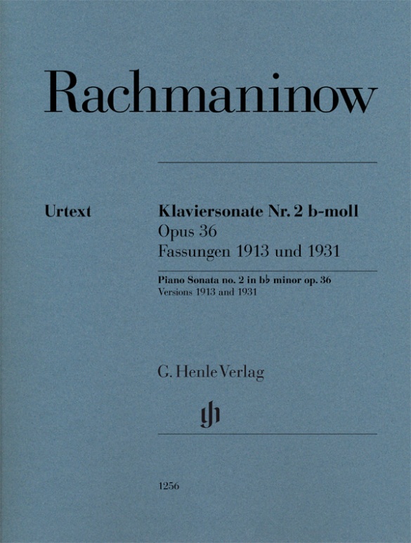 Piano Sonata no. 2 b flat minor op. 36, Versions 1913 and 1931