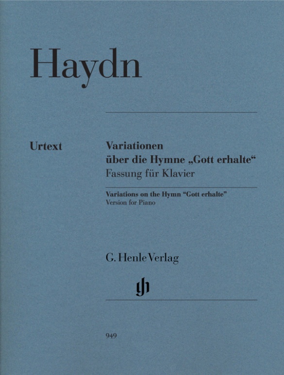 Variationen über die Hymne "Gott erhalte", Fassung für Klavier