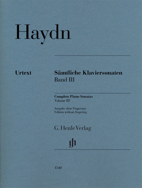 Edition intégrale des Sonates pour piano volume III