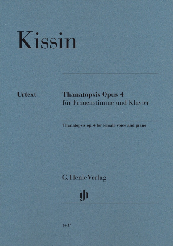 Thanatopsis op. 4 pour voix de femme et piano