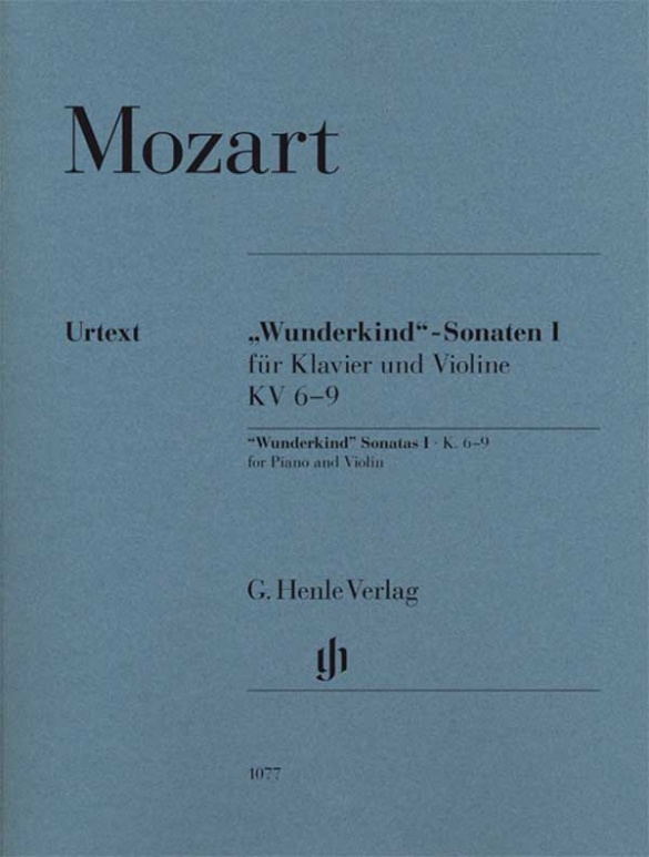 Sonates "Wunderkind" vol. I pour piano et violon K. 6-9